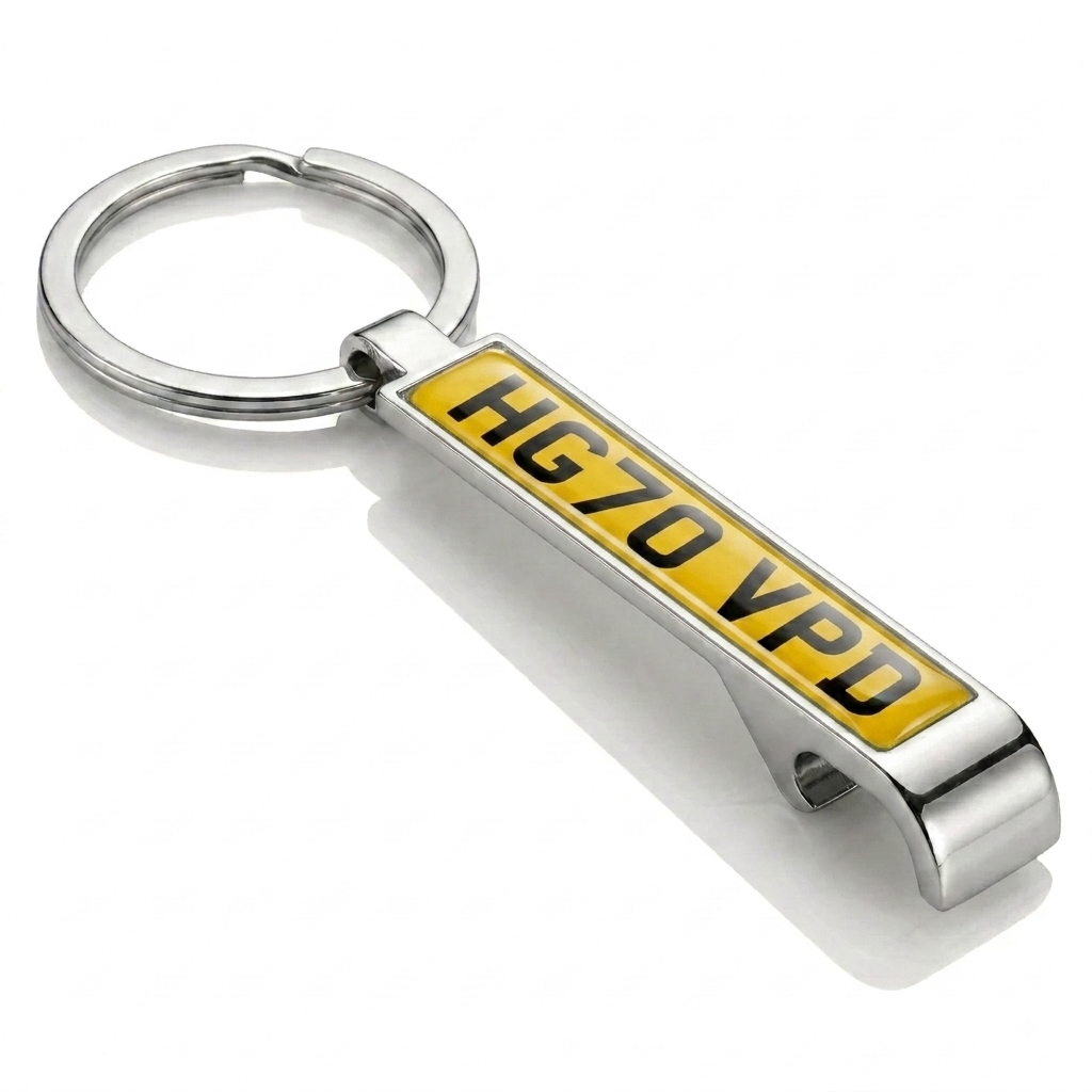 Number Plate Bottle Opener