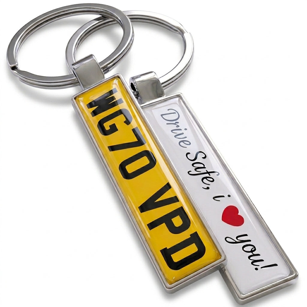 Number Plate Keyring